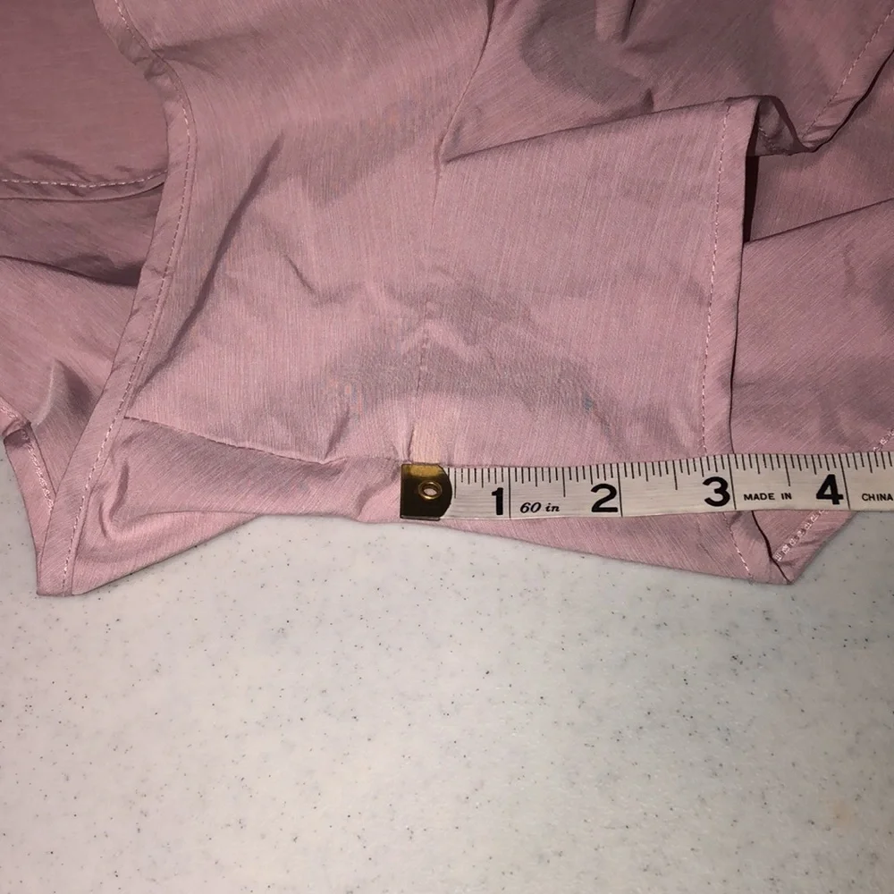 REEBOK pink performance running shorts